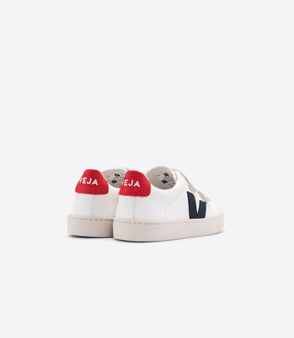 Veja Sneakers Kids - Esplar Velcro Chromefree - White - 3614RFSMV